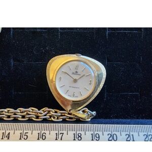 Vintage Lucerne Ladies Necklace Pendant Watch Winds Runs Works